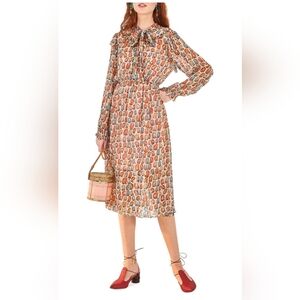NWT Farm Rio Monkey Print Midi Dress Medium